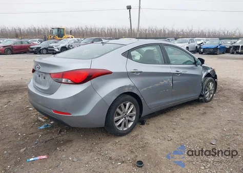 2016 Hyundai Elantra Se из США, поврежденный, VIN 5NPDH4AE1GH771334